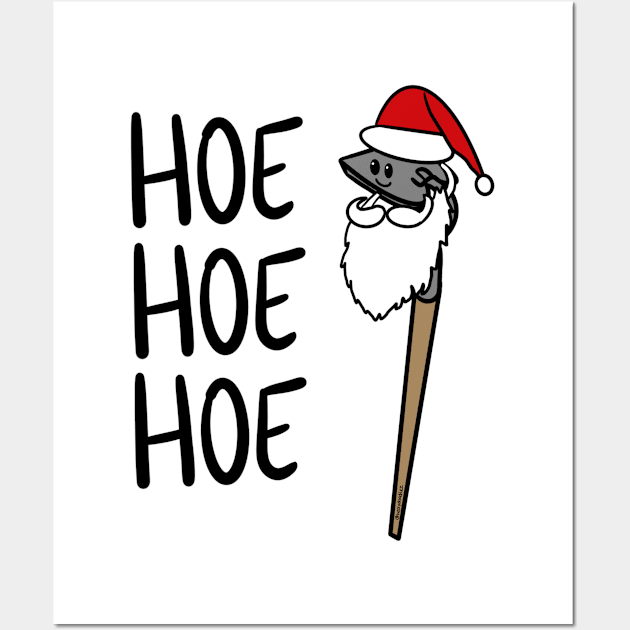 hoe hoe hoe Wall Art by hazydoodlez